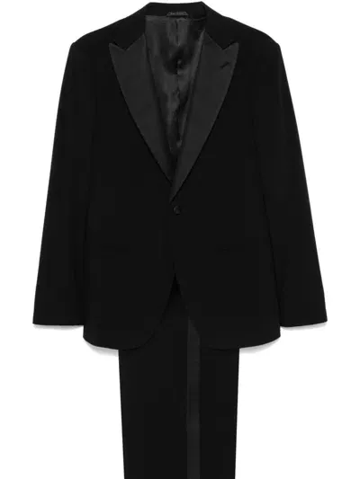 Giorgio Armani Single-breasted Suit In Schwarz