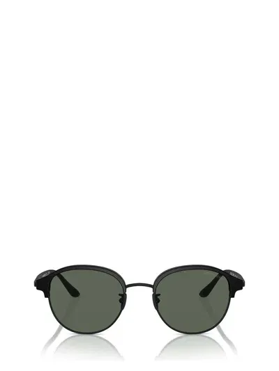 Giorgio Armani Sunglasses In Matte Black