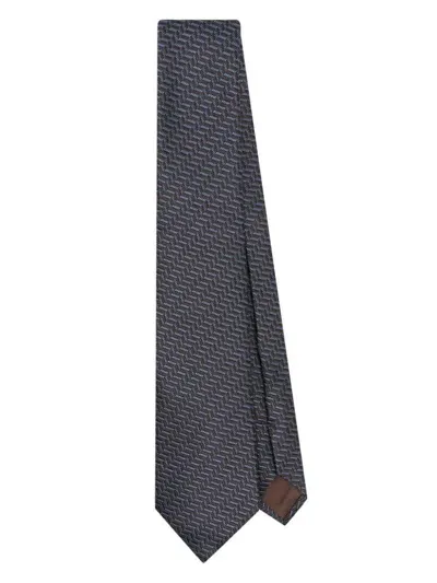 Giorgio Armani Tie Accessories In Brown