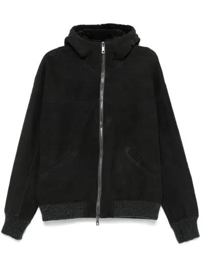 Giorgio Brato Shearling-lining Jacket In Black