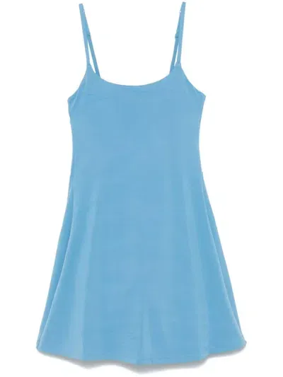 Girlfriend Collective Juliet Performance Dress In Blue