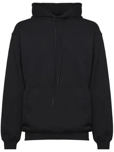 Giuliano Galiano Cotton Hoodie In 黑色