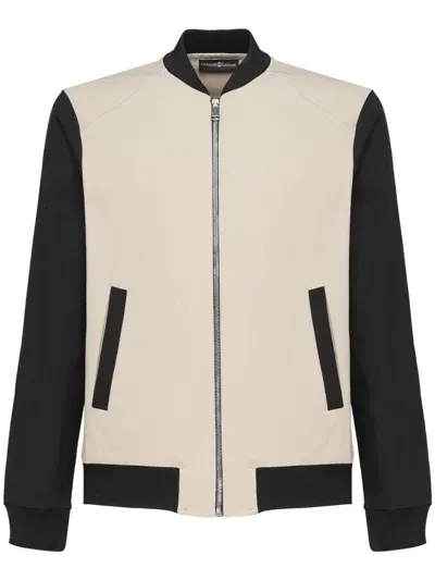 Giuliano Galiano Two-tone Bomber Jacket In Multi