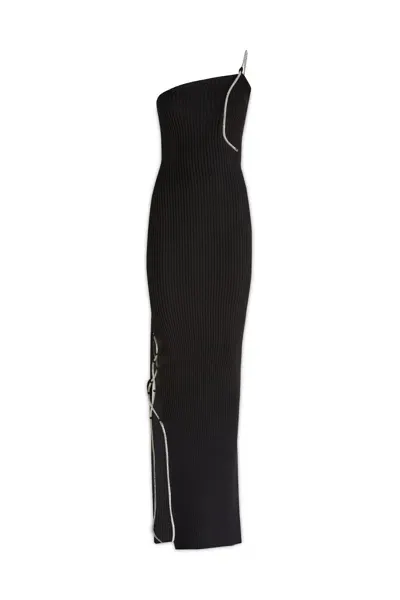 Giuseppe Di Morabito Chain Embellished Dress In Black