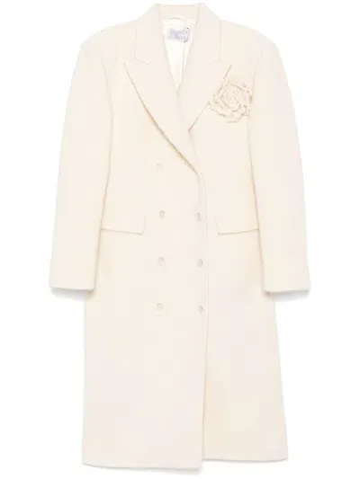 Giuseppe Di Morabito Brushed Coat In White