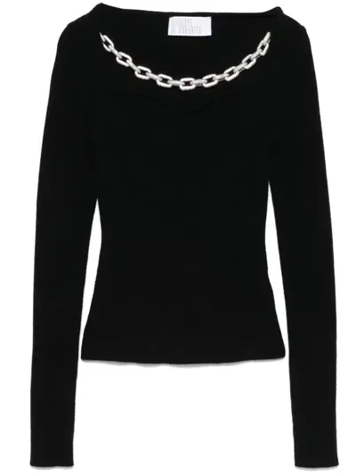 Giuseppe Di Morabito Chain-link Top In Black