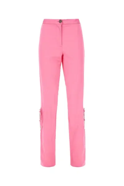 Giuseppe Di Morabito Fuchsia Stretch Viscose Pants In Pink