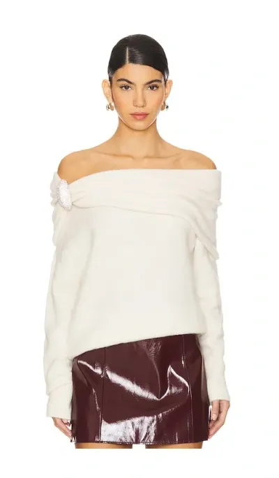 Giuseppe Di Morabito Off The Shoulder Sweater In White