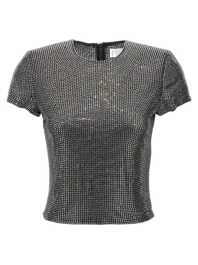 Giuseppe Di Morabito Embellished Jersey T-shirt In Black