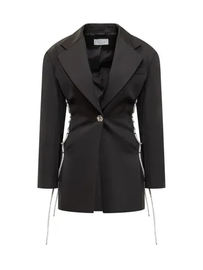 Giuseppe Di Morabito Rhinestones Blazer In Black