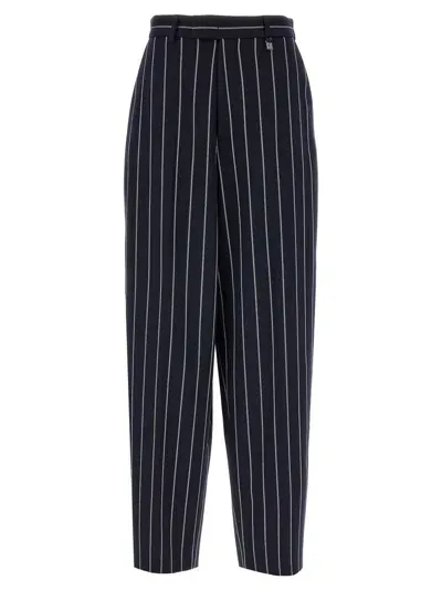 Giuseppe Di Morabito Striped Pants In Blue