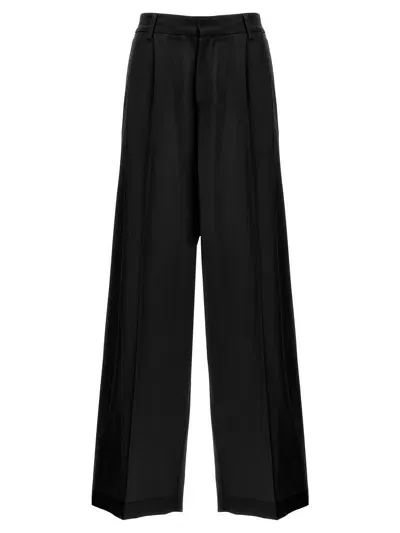 Giuseppe Di Morabito Wide Leg Wool Pants In Black