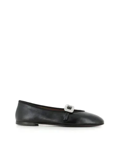 Giuseppe Zanotti Ballerina Georgia Buckle In Black