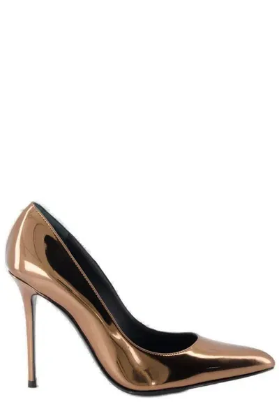 Giuseppe Zanotti Jakye Pointed In Gold