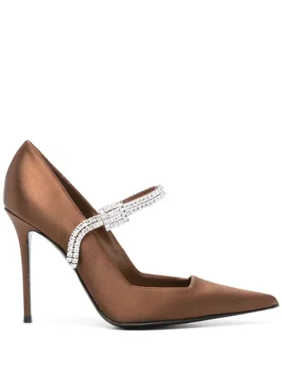 Giuseppe Zanotti Raquel Strap 105 In Brown