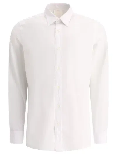 Givenchy Men's "4g" Embroidered Poplin Shirt In White