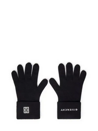 Givenchy 4g Gloves In Black