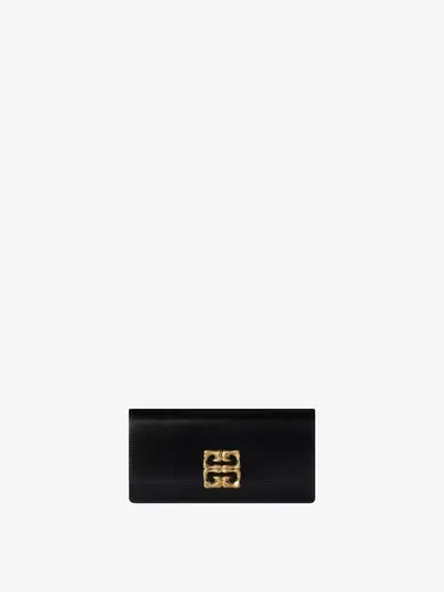 Givenchy 4g Liquid Wallet In Box Leather In Black