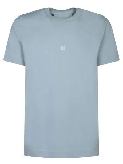 Givenchy 4g Micro Logo White T-shirt In Blue