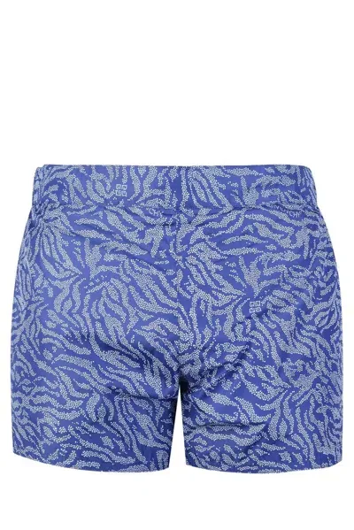 Givenchy Print Short Swimwear In Blue