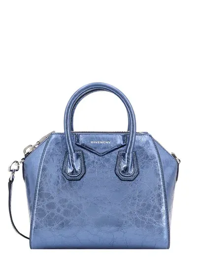 Givenchy Antigona Mini Tote Bag In Blue