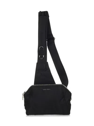 Givenchy Antigona Nylon And Leather Bag In Black