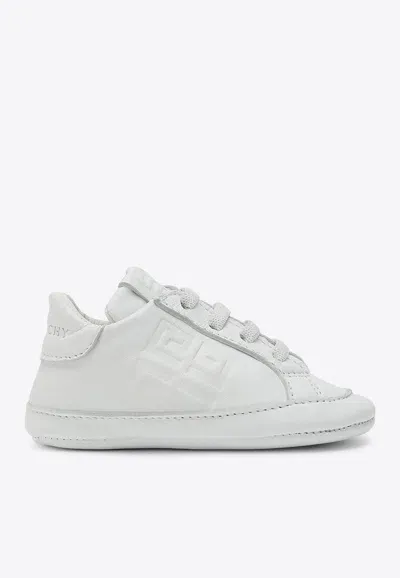 Givenchy Babies 4g Monogram Low-top Sneakers In White