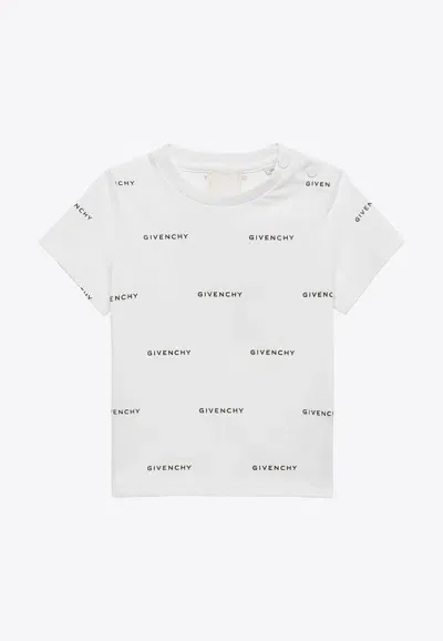 Givenchy Logo-print Cotton T-shirt In White