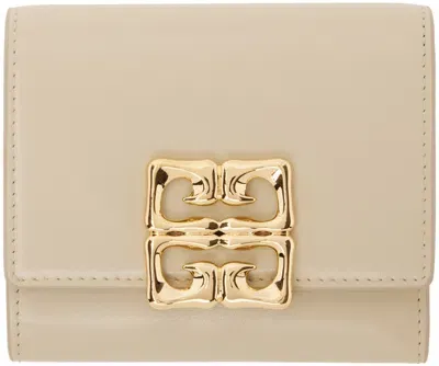 Givenchy Beige 4g Liquid Wallet In 257-natural Beige