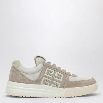 Givenchy Chic Suede Lace-up Sneakers For Women In Cream