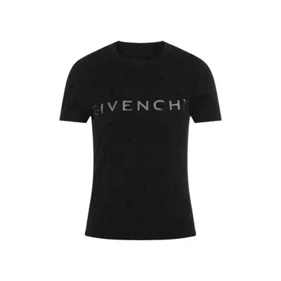 Givenchy Black Cotton Short Sleeves T-shirt