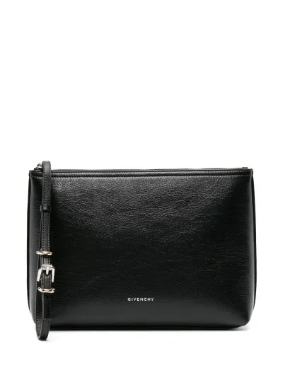 Givenchy Black Voyou Leather Pouch