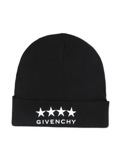 Givenchy Cotton-cashmere Beanie In Black