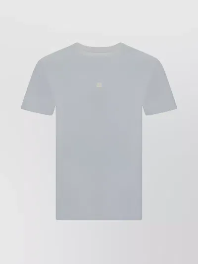 Givenchy Cotton Crew Neck T-shirt In White/gold