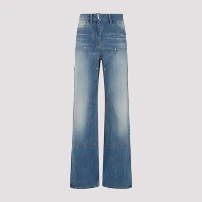 Givenchy Cotton Jeans In Dark Blue