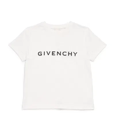 Givenchy Kids' Cotton Logo T-shirt In White