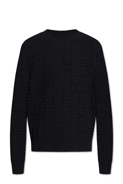 Givenchy Crewneck Knit Jumper In Black