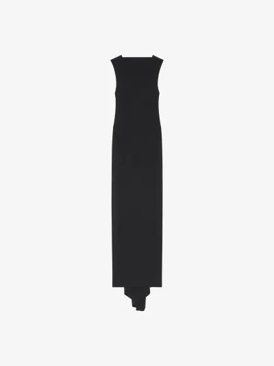 Givenchy Evening Dress In Crepe In Black