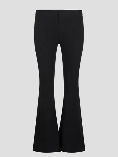 Givenchy Flared Jersey Trousers In Black