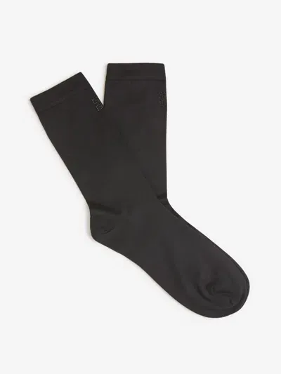 Givenchy Knit 4g Socks In Black