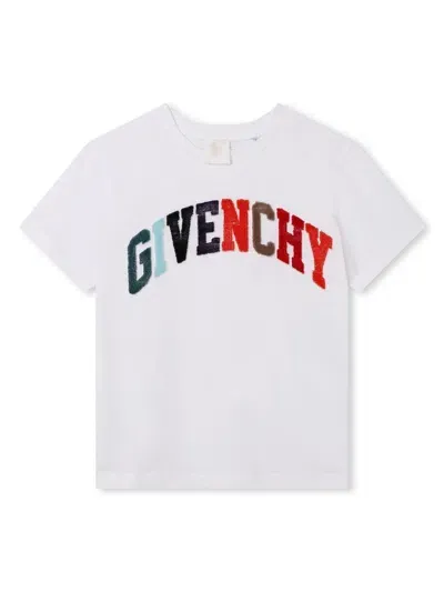 Givenchy Kids' Short Sleeves Tee-shirt In White