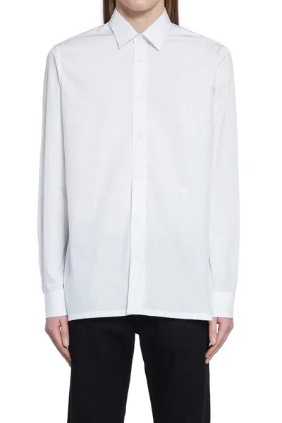 Givenchy Classic-collar Cotton Shirt In White