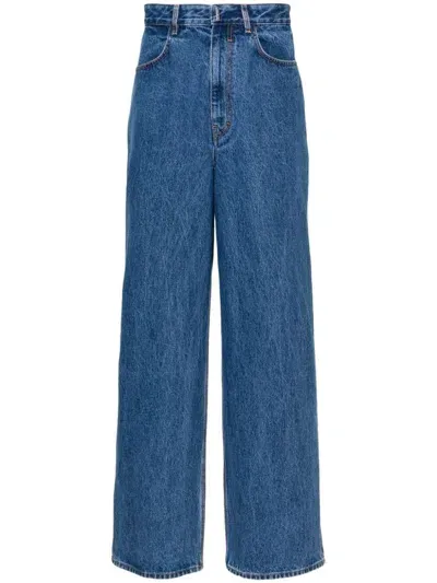 Givenchy Low Crotch Wide-leg Jeans In Default Title