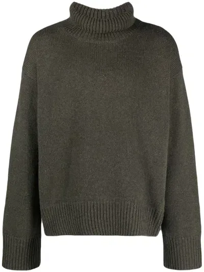 Givenchy Military Cashmere Sweater In Green