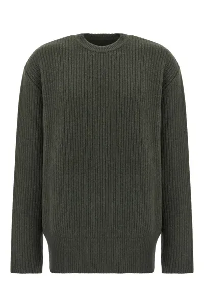 Givenchy Military Green Wool Oversize Sweatshirt In 309