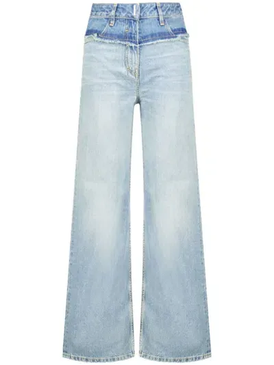 Givenchy Oversized Jeans In 蓝色