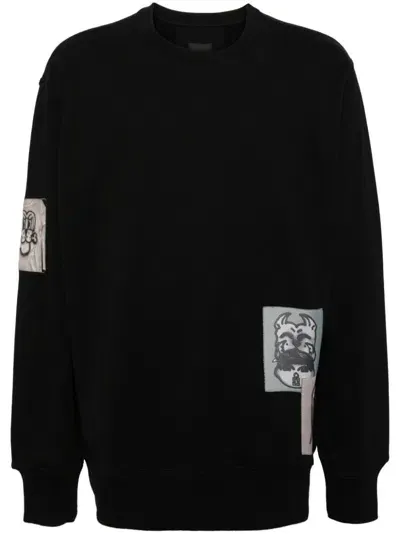 Givenchy Patchwork Hoodie In Black