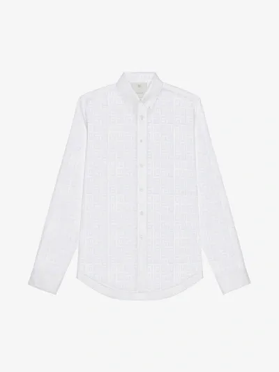 Givenchy Chemise En Coton 4g In White