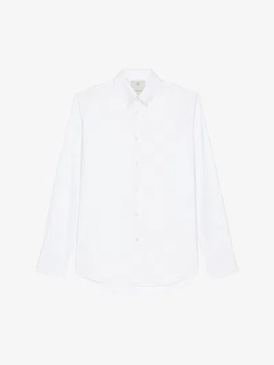 Givenchy Shirt In Monogram 72 Jacquard In White