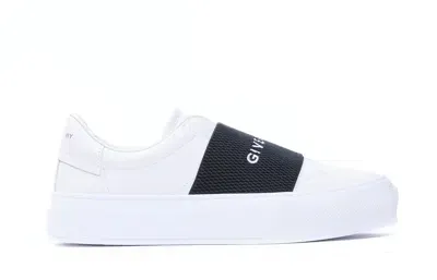 Givenchy White Leather Sneakers With Elastic Band